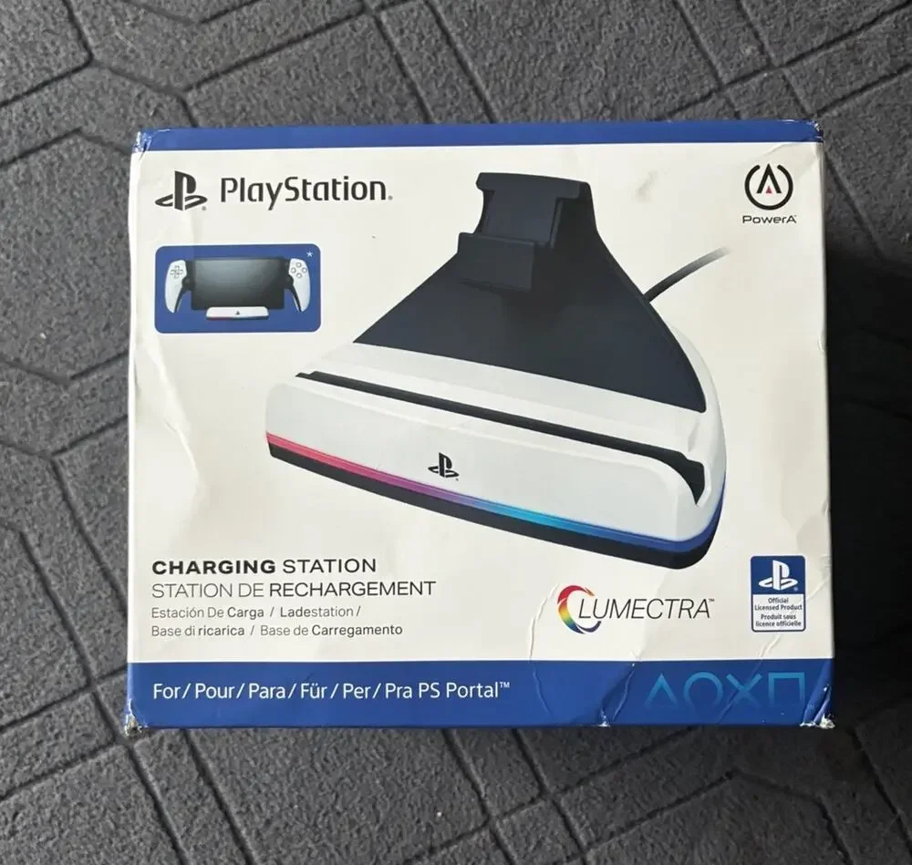 PowerA Charging Station for PlayStation Portal Remote Player with Lumectra
